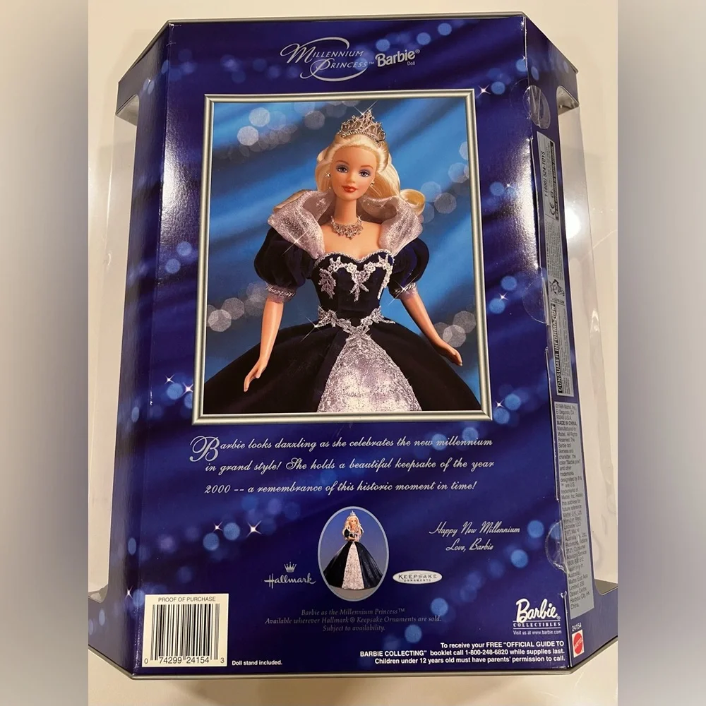 Millenium Princess Barbie Doll Happy New Year 2000 Special Edition New In Box